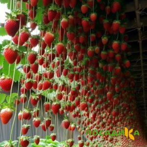 Клубника ампельная Анастасия купить по цене от 370р. в интернет-магазине «Посадика» с доставкой почтой в в Губахае и по всей России – [изображение №1].