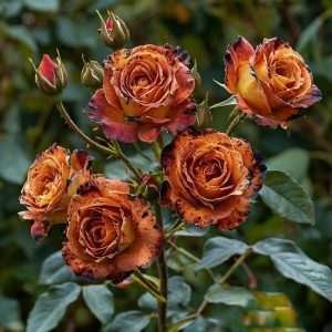 Роза плетистая Оранжевый Бриллиант купить по цене от 450р. в интернет-магазине «Посадика» с доставкой почтой в в Губахае и по всей России – [изображение №1].